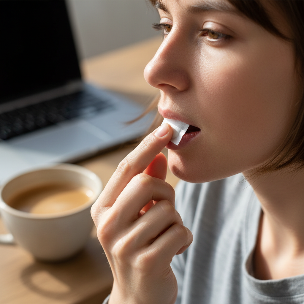 gebruik van energiezakje vergeleken met koffie drinken