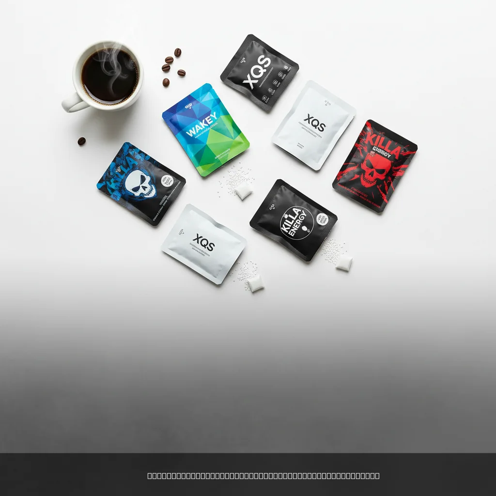 cafeinezakjes online bestellen overzicht van populaire merken zoals Wakey XQS en Killa Energy