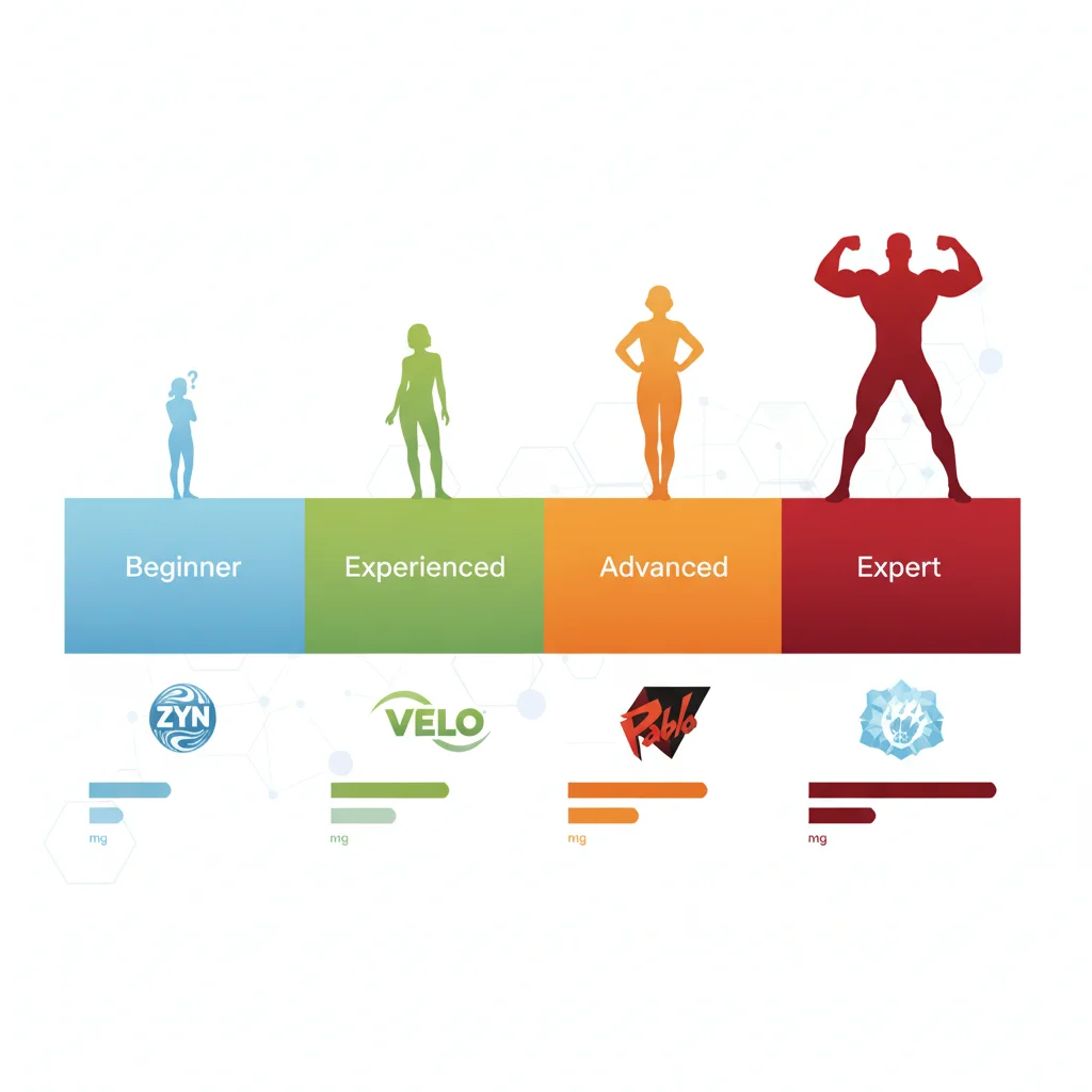 nicotinezakjes sterkte gids per gebruikersprofiel van beginner tot gevorderde met merkvoorbeelden