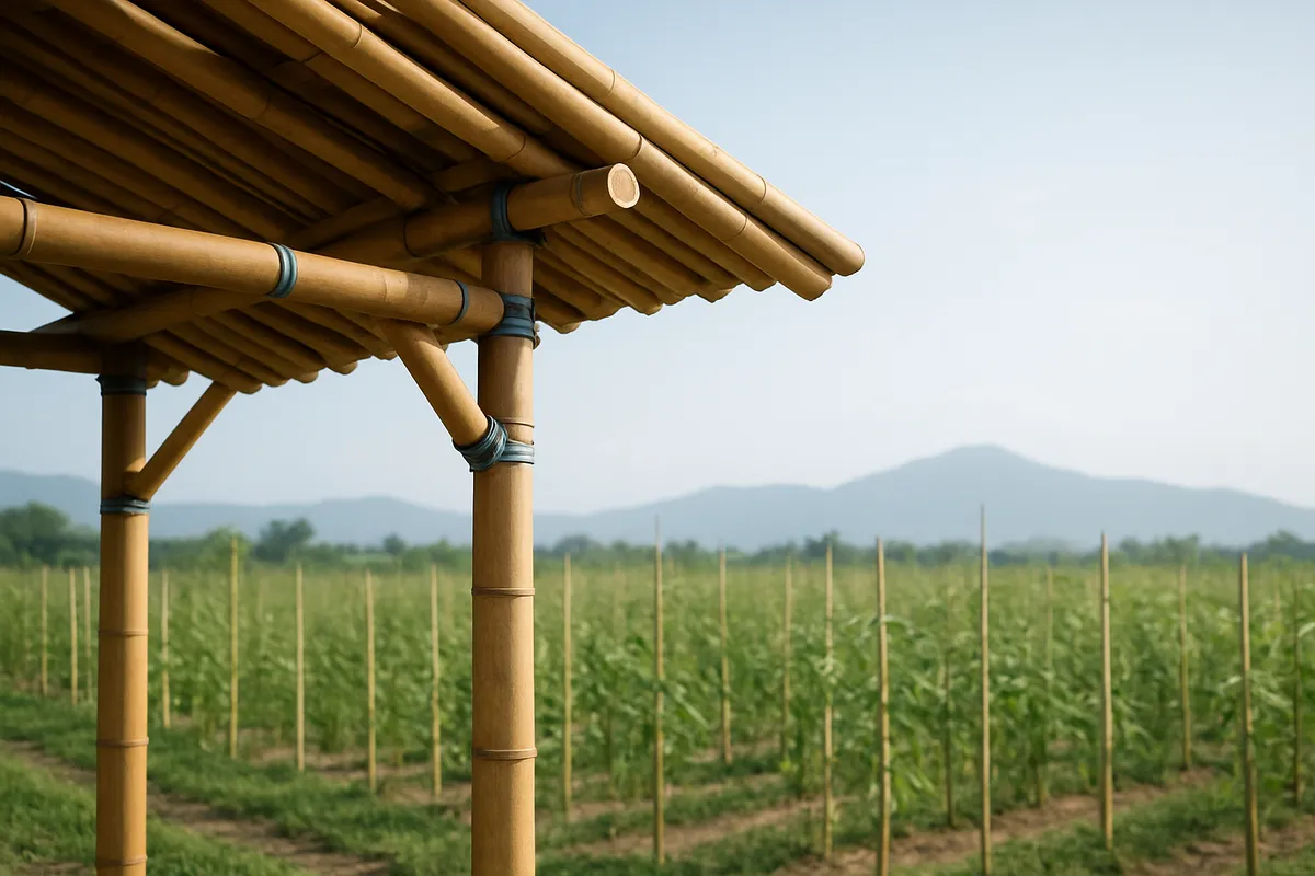 usages bambou agriculture matériaux de construction