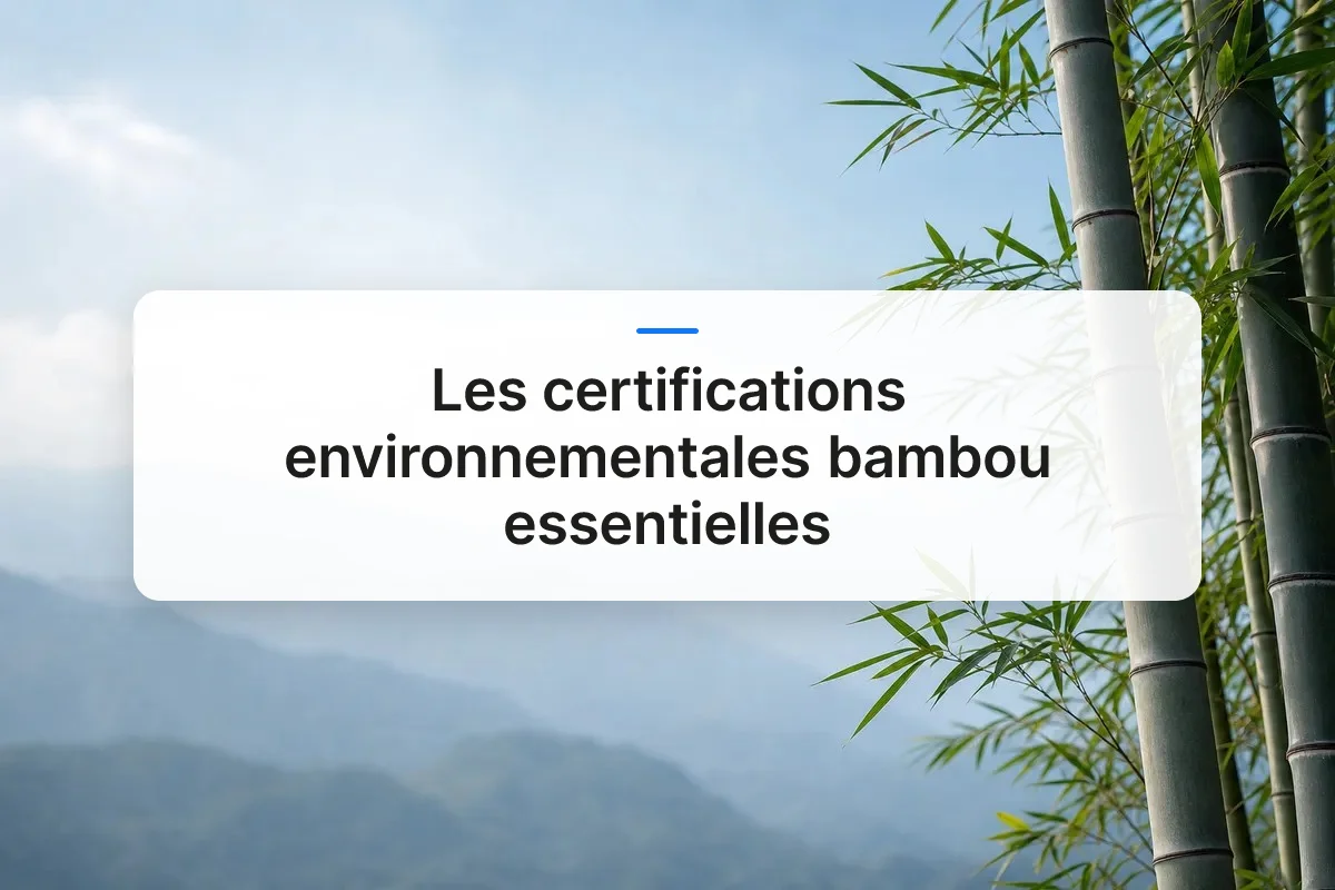 certifications environnementales bambou overview
