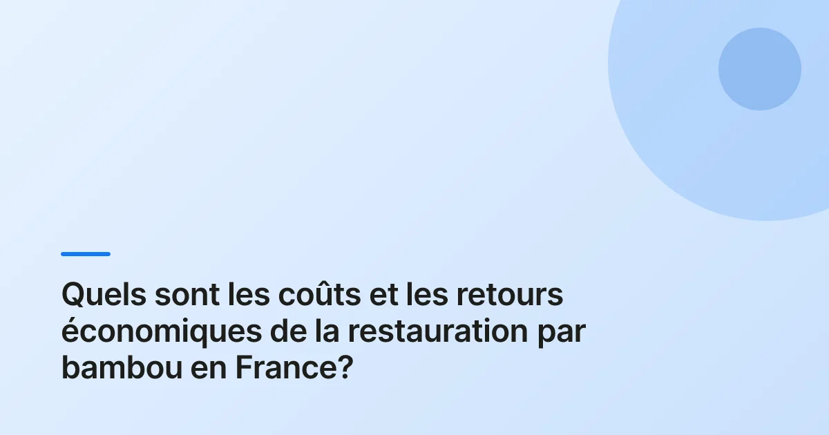 bambou restauration sols dégradés example