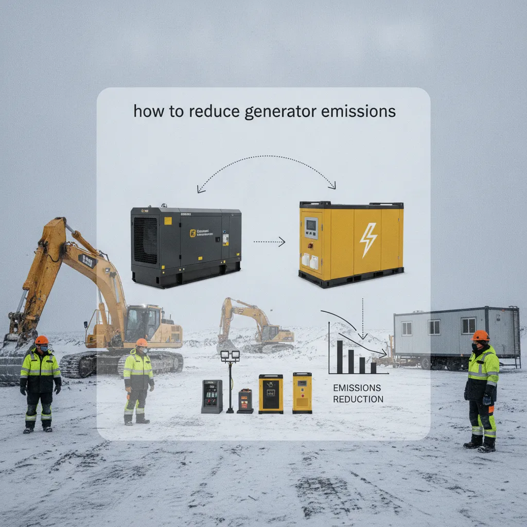 how to reduce generator emissions example