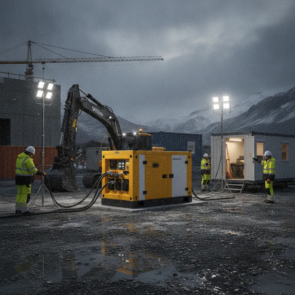 how to power construction sites example