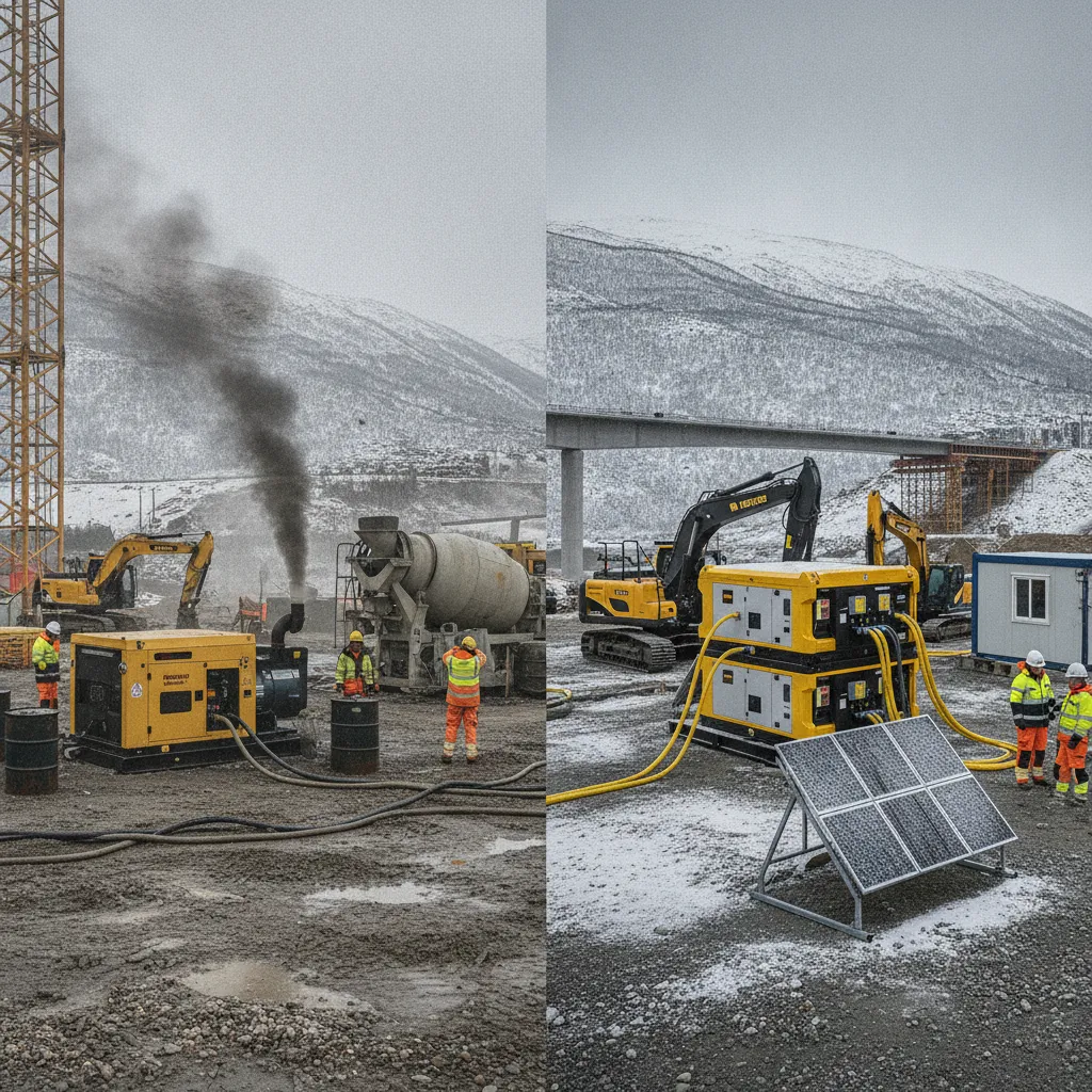 how to power construction sites summary