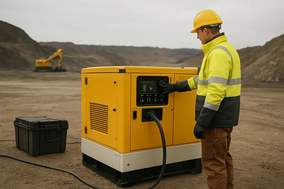 hybrid power unit compared to diesel generator on a remote site