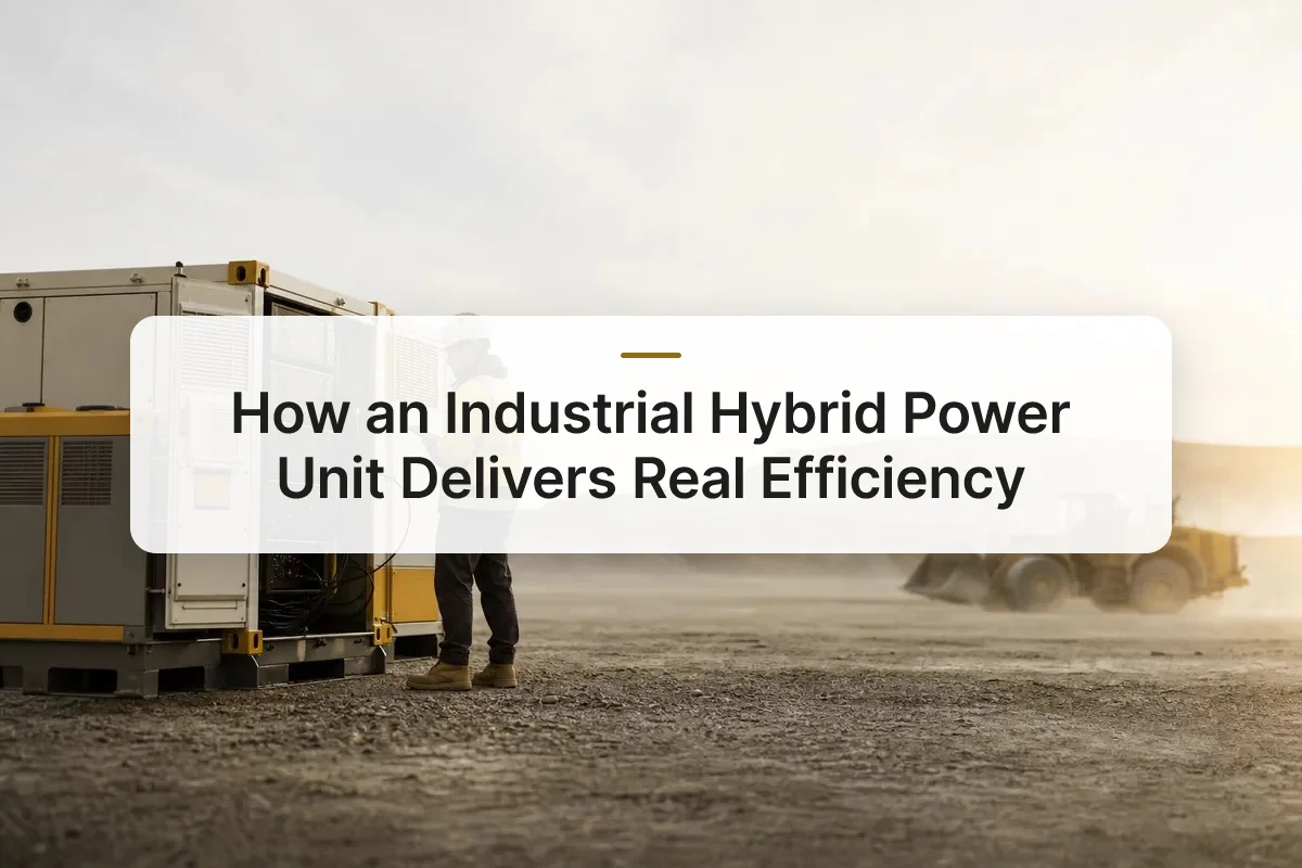 industrial hybrid power unit overview