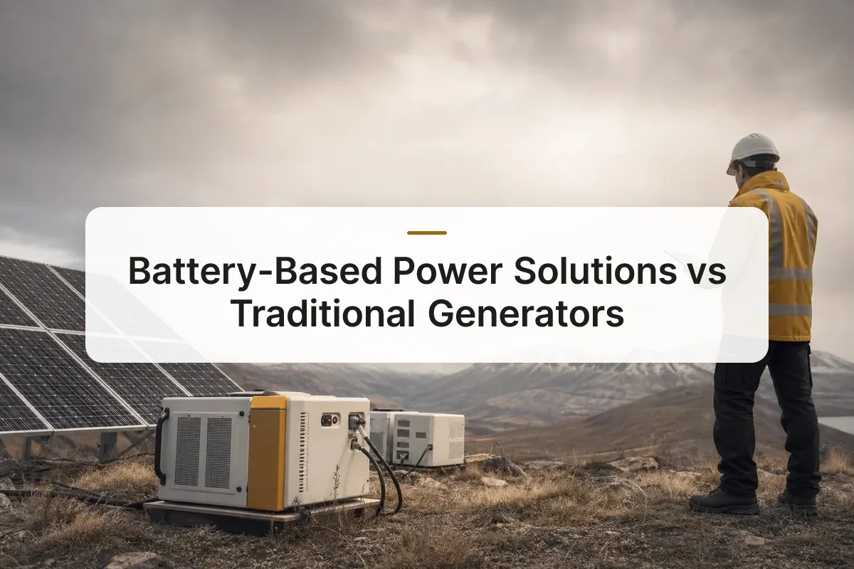 battery based power solutions overview