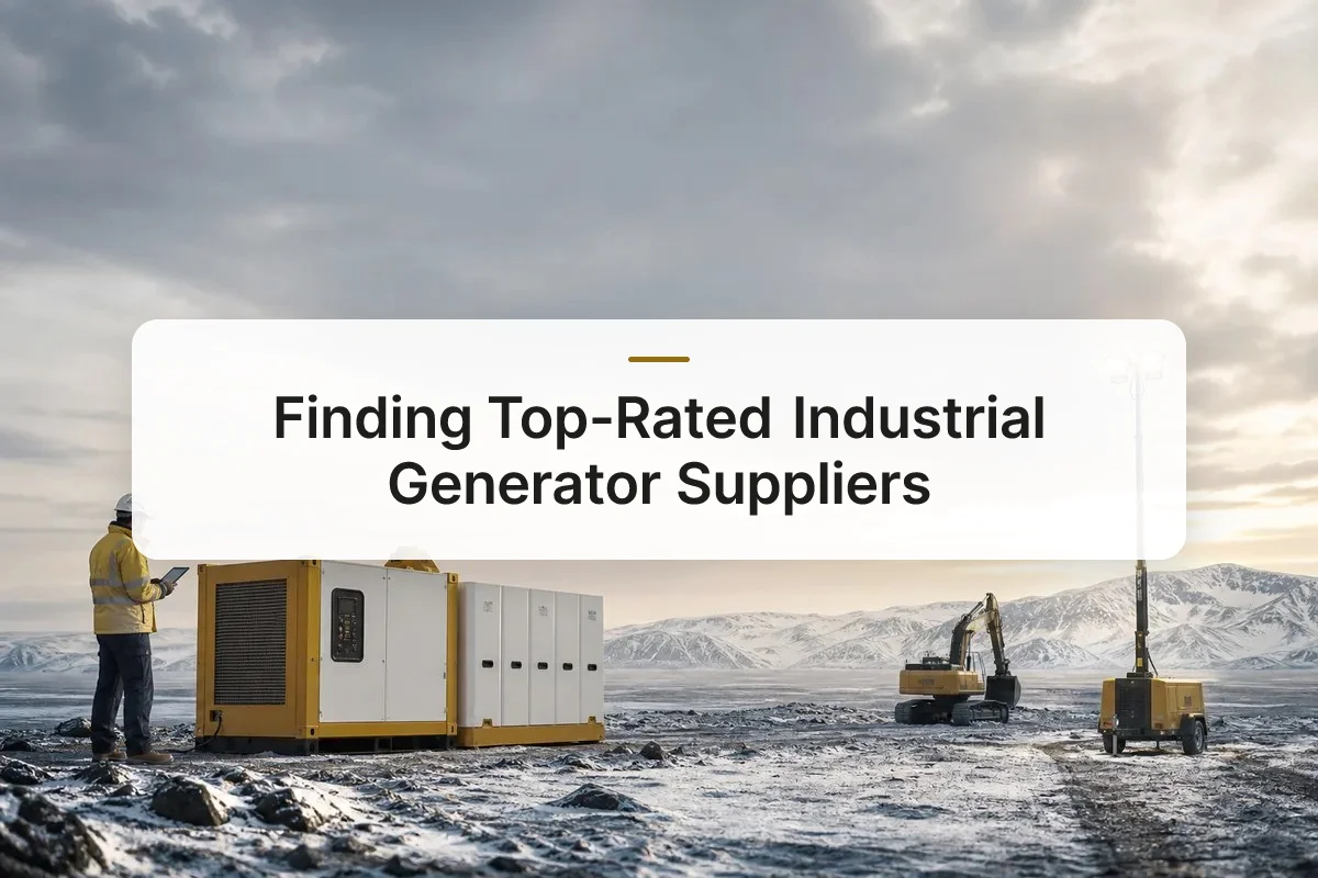 industrial generator suppliers overview
