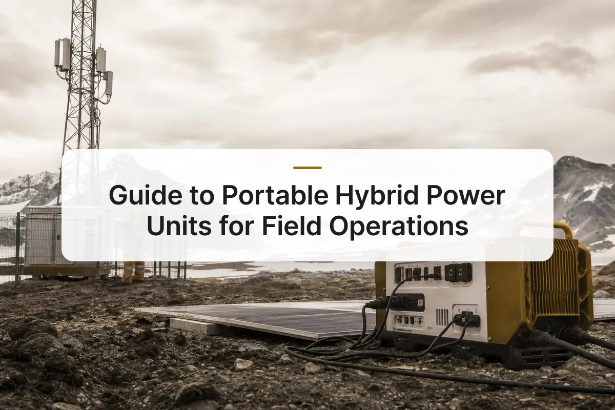 portable hybrid power units overview