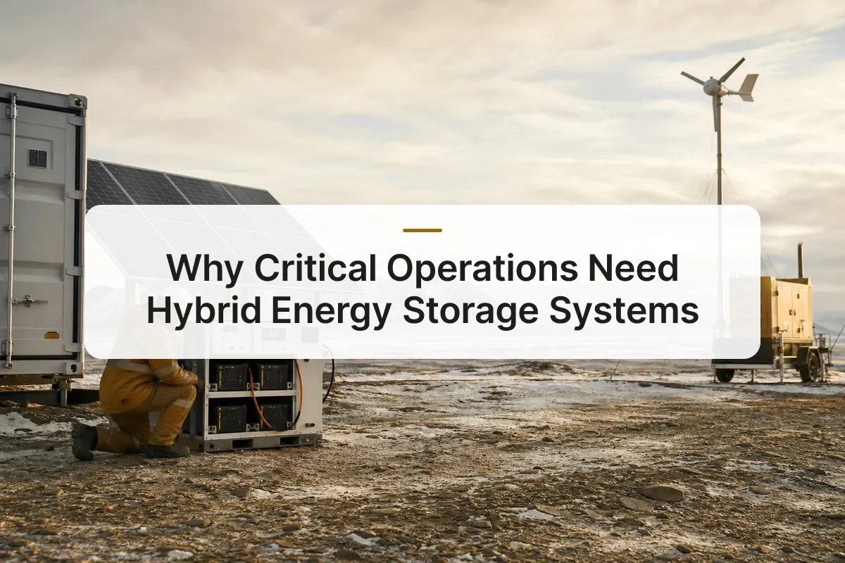 hybrid energy storage systems overview