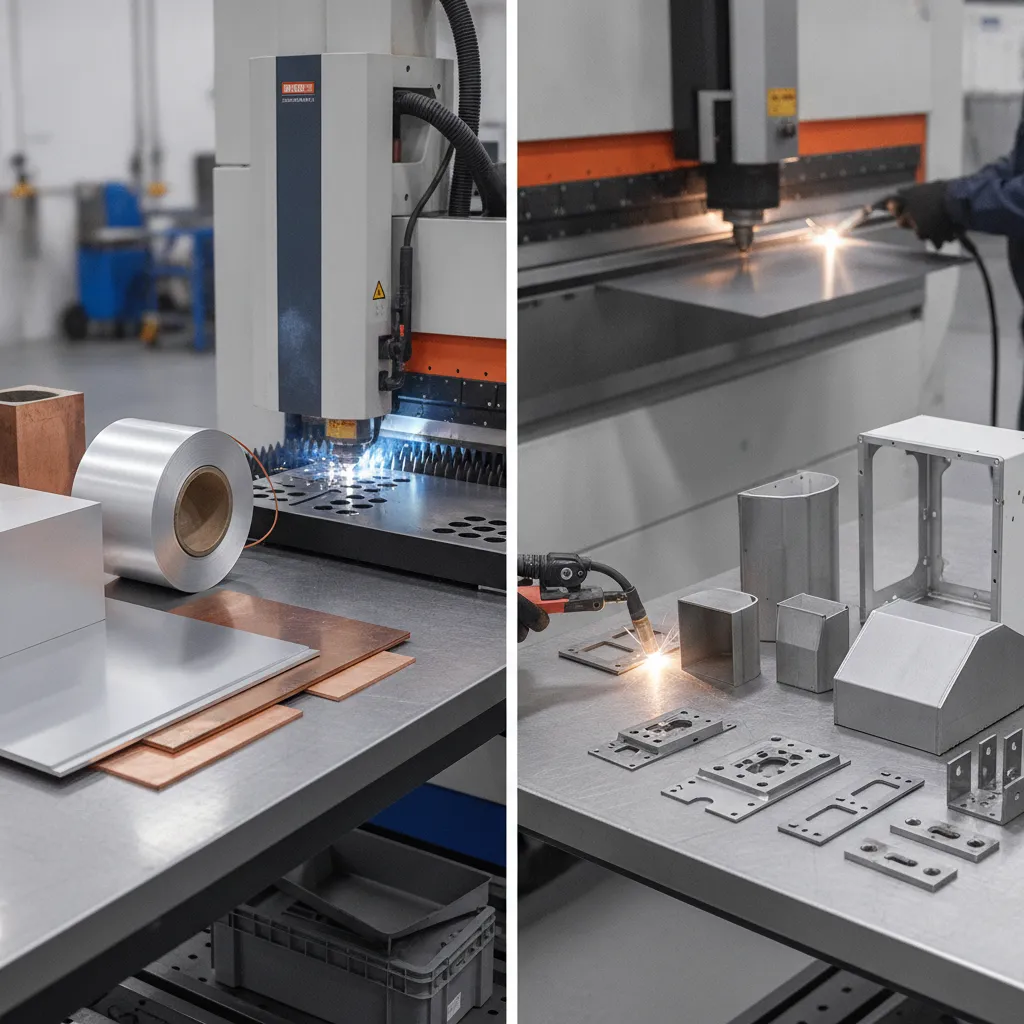 sheet metal fabrication process summary