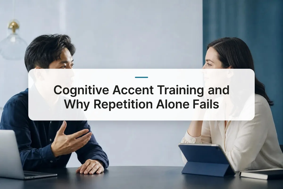cognitive accent training overview