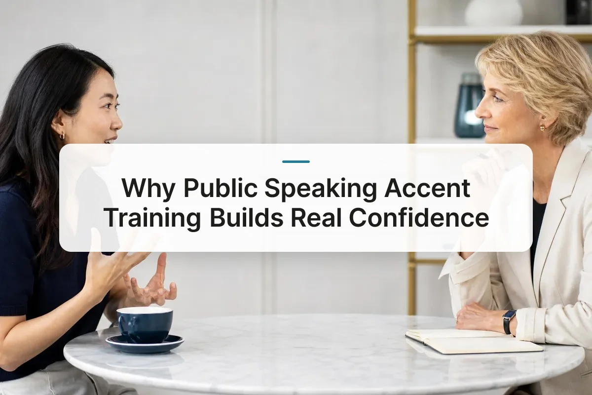 public speaking accent training overview