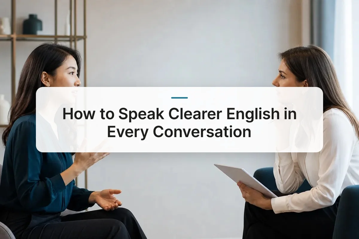 how to speak clearer english overview