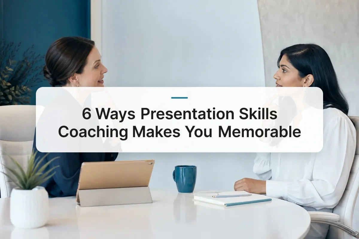 presentation skills coaching overview