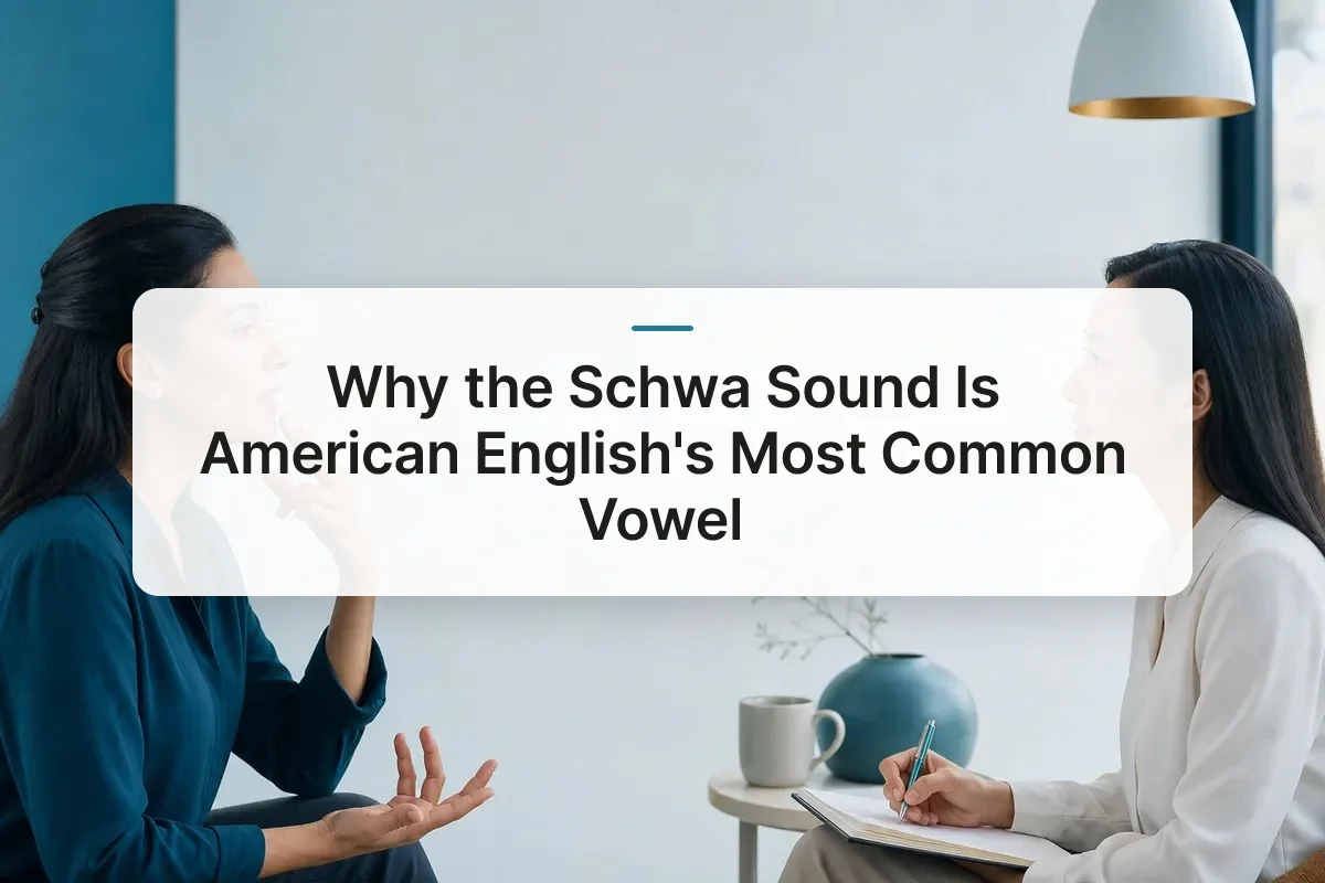 schwa sound american english overview