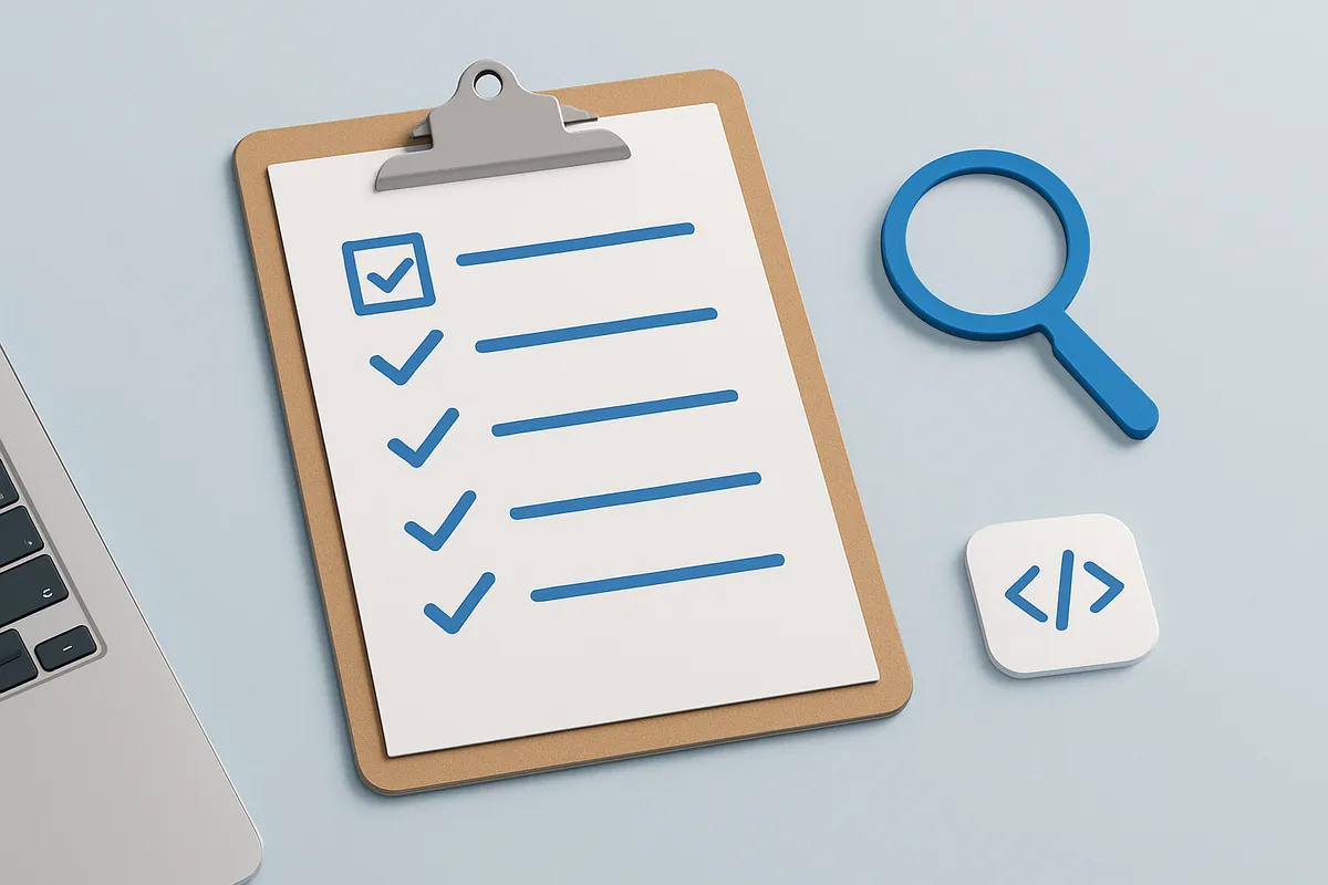 technical SEO checklist example