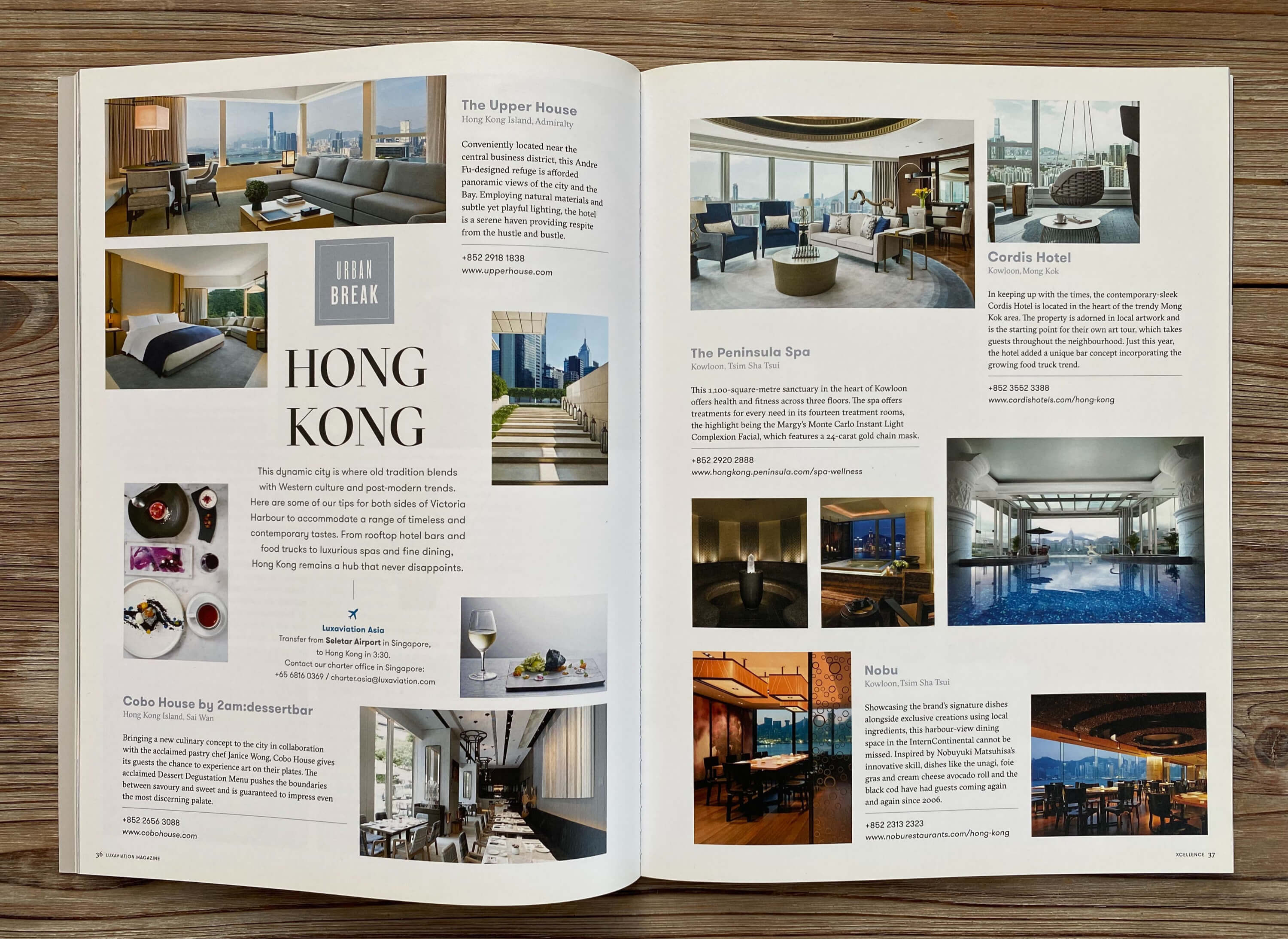 high-end print magazine spread illustrating tangible brand marketing strategy