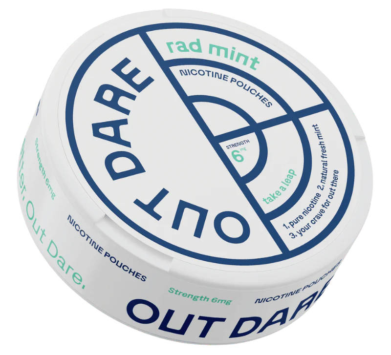 OutDare nicotine pouches 6mg for transition from smoking support
