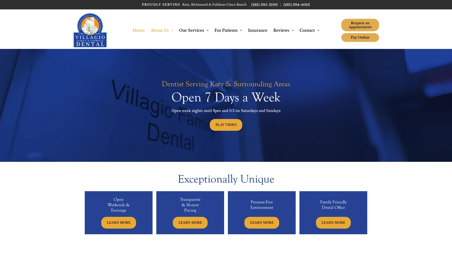how often should I floss website screenshot