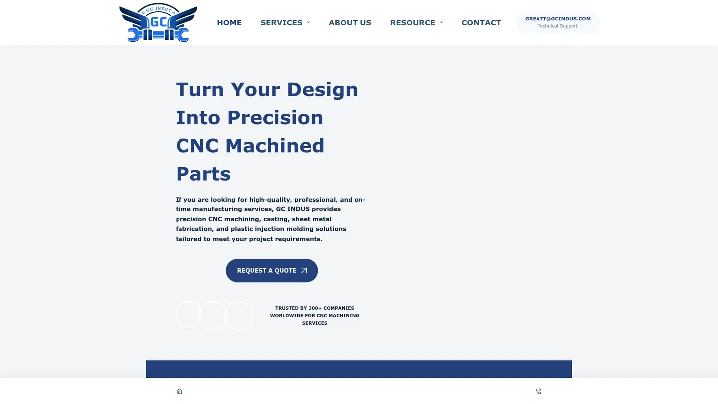 electronic components manufacturer website screenshot