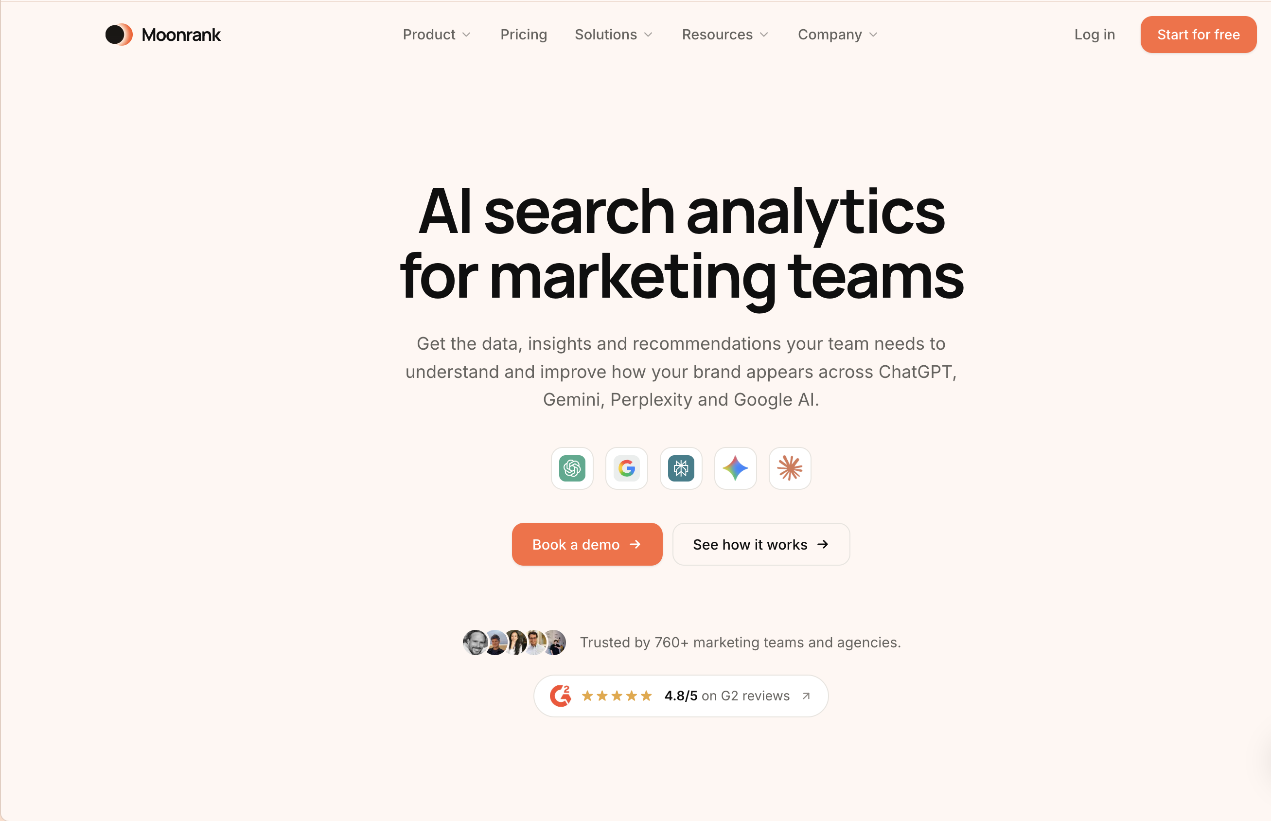 seo for ai search website screenshot
